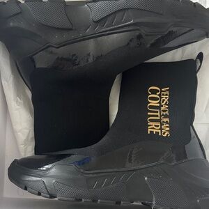 Versace Jeans Collection Black Boots